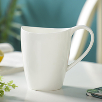 Tasses à café en céramique blanche de qualité supérieure, design personnalisé, à prix abordable, pour la maison