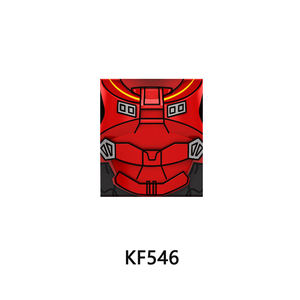 ตัวต่อ KF6043 ภาพยนตร์ Halo Warrior พร้อมอาวุธเสริม ของเล่นตัวต่อประกอบรูปนักรบสำหรับเด็ก ของสะสม ของเล่นเสริมพัฒนาการ - Product Image 4
