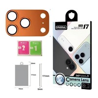 Protection d'écran en alliage d'aluminium AR + AF, protection d'objectif en verre trempé pour iPhone 18 Pro/18 Pro Max