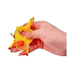 Juguete antiestrés de plástico Mohei Cartoon Hen, 24 piezas, para niños y adultos, unisex, para aliviar el estrés. - Product Image 5