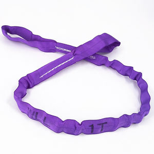 Vineet FWS-10000ヘビーデューティ15t 20t 30t 35t 40t 50t 50tソフトポリエステルラウンドウェビングスリングベルト4-7:1リフティング安全率 - Product Image 2