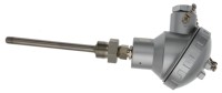 Sensor Suhu UTB3-b PT100 RTD 1/2 NPT Probe Berulir Baja Tahan Karat Transmisi Suhu Industri Dengan Kepala