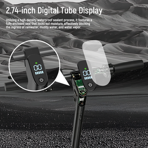 Scooter Eléctrico Plegable Ultraligero de 22 kg con Motor de 800 W, Resistente al Agua y Carga Rápida para Desplazamientos Urbanos y Estudiantes - Product Image 6