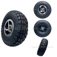 Pneus en caoutchouc remplis de mousse PU anti-crevaison de haute qualité de 11 pouces 4.10/3.50-4 pour fauteuils roulants et scooters de mobilité Aleader/Alleder