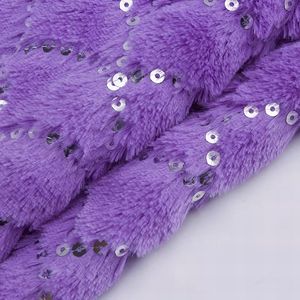 100 poliéster bordado lentejuelas <span class=keywords><strong>en</strong></span> tela de felpa de piel de terciopelo para niña ropa de mujer <span class=keywords><strong>hombres</strong></span> zapatos mujeres - Product Image 4