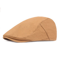 Vente directe Vintage coton casquette plate Cabbie Hat Gatsby Ivy Cap Irish Hunting Newsboy Hat