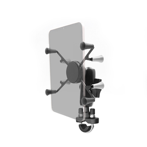 Soporte para Tablet VIN Mounts X con Bola de 1 Pulgada y Brazo de 9 cm, Soporte de Manillar con Perno en U para Tablets/iPads de 7"-8" - Product Image 1