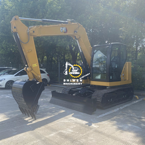 รถขุดขนาดเล็ก Caterpillar รุ่น 307.5 แบบตีนตะขาบ ระบบไฮดรอลิก พร้อมใบมีด สำหรับใช้ในบ้าน CAT 307.5 307 306 305.5 303.5 รถขุดขนาดเล็ก - Product Image 5