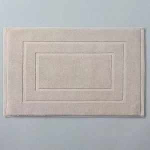Tapis de bain <span class=keywords><strong>gris</strong></span> 20x32 pouces Serviette grande taille en coton très absorbant pour salle de bain - Product Image 2