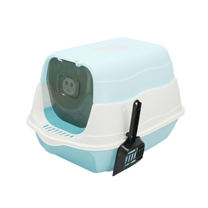 BPA libero grande lettiera <span class=keywords><strong>per</strong></span> <span class=keywords><strong>gatti</strong></span> completamente chiusa wc materiale PP involucro con sportello anteriore lettiera <span class=keywords><strong>per</strong></span> <span class=keywords><strong>gatti</strong></span> - Product Image 6