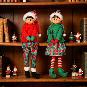 HATTY Top Selling 2026 Xmas Toys Green Elf Adorable Gifts Boy Girl Ornaments Soft Eco-Friendly Durable Reusable Decor Christmas - Product Image 4