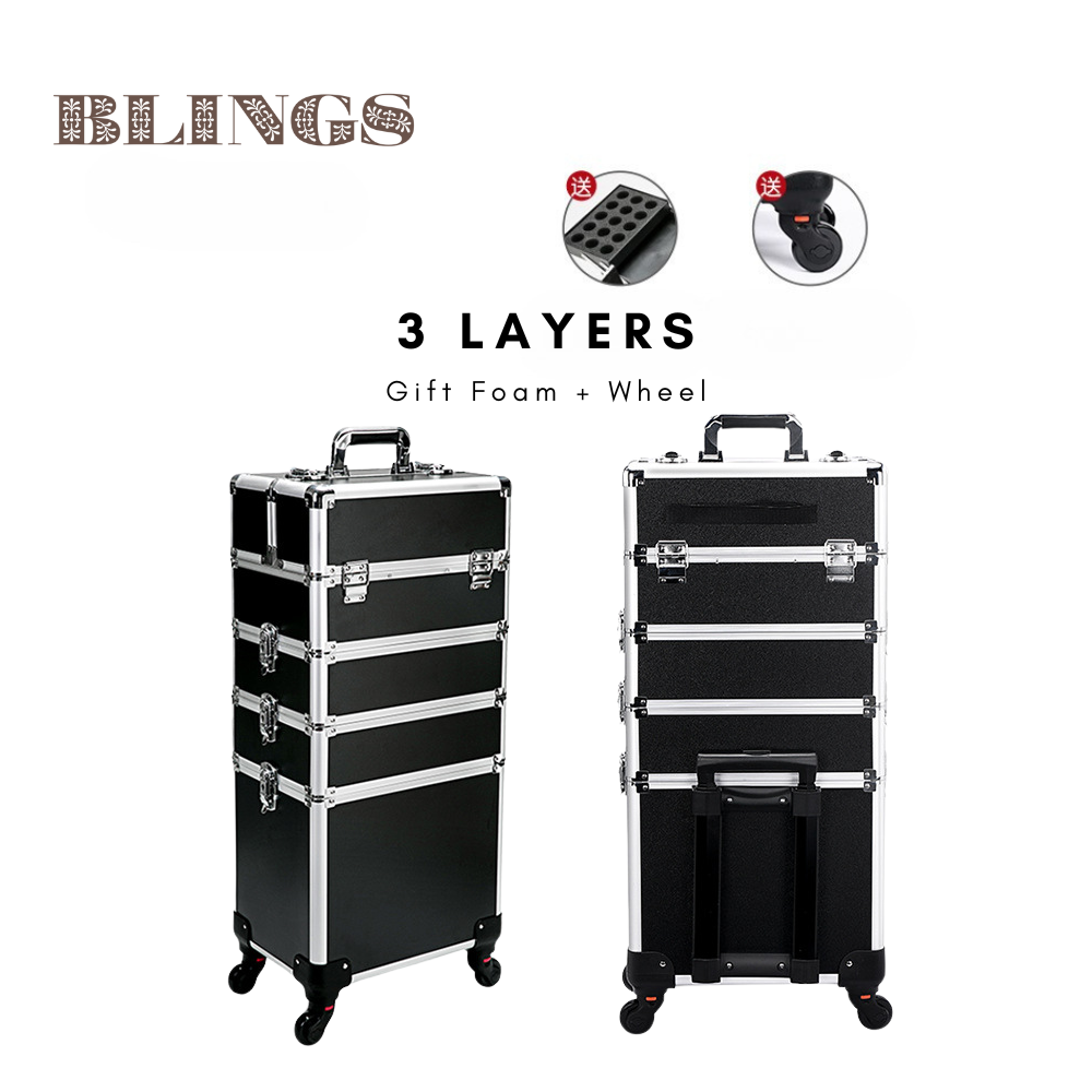 4 capas de negro con plata