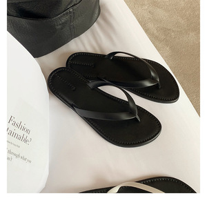 Sandalias de Playa de Cuero Genuino para <span class=keywords><strong>Mujer</strong></span>, Estilo Minimalista, para el Verano - Product Image 3