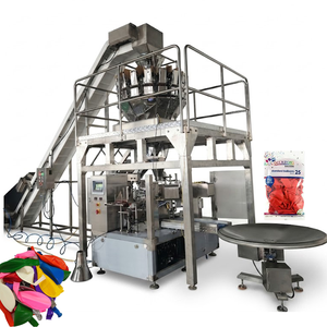 Fully Automatic Food Grade High-Accuracy Balloon Packaging Machine Weighing Counting Pouch-Feeding <b>Stand</b>-Up Pouches PE Bag Capab - Product Image 1