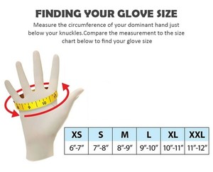 Guantes de látex para examen, sin polvo, no quirúrgicos, desechables, industriales. - Product Image 4