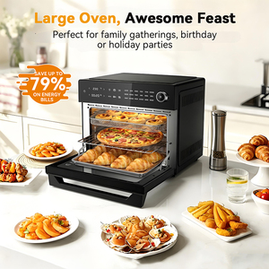 Forno per Pizza e Pollo 30L, Forno Multifunzione con Friggitrice ad Aria e 16 Funzioni, Forno Tostapane Compatto e Versatile per Cucine Moderne - Product Image 5
