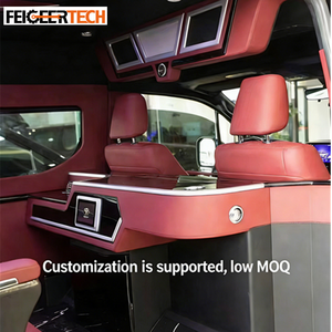 Set Completo di Sedili Auto Modificati di Lusso <span class=keywords><strong>VIP</strong></span> Personalizzabili Multicolore con Tavolo Regolabile per Toyota Hiace di Feigeer Tech - Product Image 2