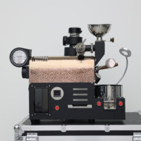 Torréfacteur à tambour semi-chaud R300 300g pour usage commercial de petite taille, machine à torréfier les grains de café pour studio à domicile et café
