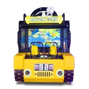Children's Operated Tank Shooting Machine 4 Players 110-220V Family Entertainment Arcade Game 1-Year Warranty Kids for - Product Image 1