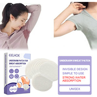 Patchs absorbants invisibles pour les aisselles, jetables, légers, anti-transpiration, respirants, antibactériens, inodores
