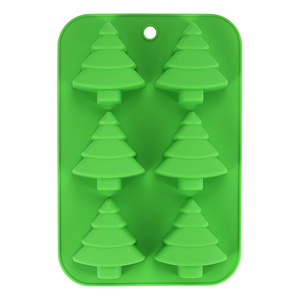 Moule à gâteaux en silicone bonbons plateaux de cuisson moules en silicone de noël moule à mousse de gâteau d'arbre avec sac emballage pour la cuisson au savon - Product Image 5