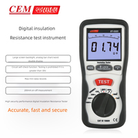 Testeur d'isolement numérique CEM DT-5500/5505 pour la mesure de la résistance des matériaux isolants des équipements électriques pour les tests