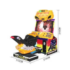 Indoor Arcade Muntautomaat Ff Super Bike 2 Motorfiets Motor Game Machine Simulator Racing Machine