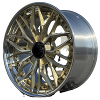 Untuk Velg Mobil Desain Cekung Terbuat dari Paduan Aluminium Tempa Kustom Baru Ukuran 16 Inci dengan Finishing Hitam dan Garansi 10 Tahun.