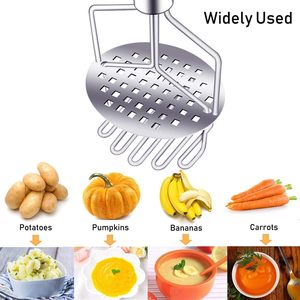 Presse-purée et écrase-purée manuel en acier inoxydable de haute qualité - Product Image 2
