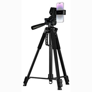 Trépied Caméra Professionnel Extérieur pour Diffusion en Direct, Télescope, Projecteur, Support de Téléphone Mobile et Canon Laser - Product Image 3