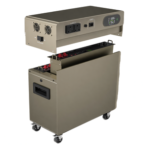 Système de stockage d'énergie domestique autonome tout-en-un 2,4 kWh 2,4 kW avec onduleur 48V 50Ah et batterie au lithium, compatible système solaire CAN - Product Image 5