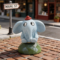 Nouvelle Boîte Mystère Rotative Animaux Abstraits, Mini Figurine de Dessin Animé, Ornement de Bureau Créatif, Jouet Cadeau Surprise à Collectionner