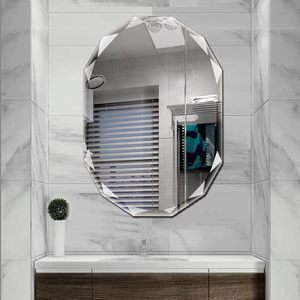Miroir mural moderne personnalisable de qualité supérieure pour les espaces intérieurs commerciaux de la maison Look classique avec bords polis Utilisation décorative - Product Image 2