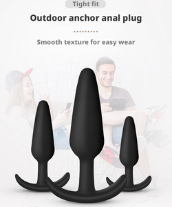 Juego de 4 Tapones Anales de Silicona Grandes de Primera Calidad, Kit de Entrenamiento para Principiantes y Avanzados con Base Ancha para Mujeres - Product Image 4