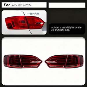 Luz Trasera LED MJ para <span class=keywords><strong>Volkswagen</strong></span> VW Jetta Mk6 2012 2013 2014, Conjunto de Luz Trasera Mejorada, Luz de Freno, Luz Trasera - Product Image 2
