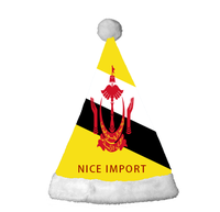 Meistverkaufte Bangladesch-Flagge Weihnachtsmützen Komfortable Plüsch-Weihnachtsmützen für Erwachsene Neujahrs-Festliche Party-Kopfbedeckung