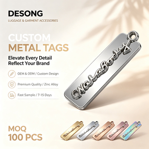 Matte Silver Plated Aluminum Metal Insignia Hollow Out Custom Shape Laser Marked Metal Nameplate Wear Resistant Metal <b>Tag</b> - Product Image 1