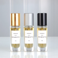 Flacon vaporisateur de luxe en verre dépoli transparent 20 ml, forme cylindrique, avec pompe, couleur et logo personnalisables, pour cosmétiques et parfums