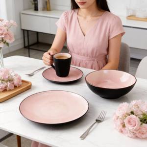 Juego de vajilla de gres de 16 piezas/Juegos de vajilla mexicana con esmalte Global/Artículos de <span class=keywords><strong>porcelana</strong></span> <span class=keywords><strong>Comprar</strong></span> juegos de vajilla al por mayor - Product Image 4