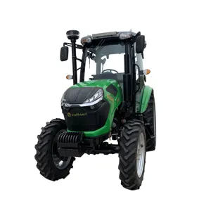 Dijual Mesin Pertanian Pertanian baru kopling tahap ganda murah 75hp 4x4 roda traktor