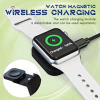 Chargeur sans fil portable 3-en-1 rapide 18W avec support, certifié CE et RoHS, pour Apple et Android, fabriqué par le fabricant d'origine/ODM