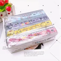Großhandel OEM 15Cm Kawaii Straight Lineal Meine Melodie Cinna moroll Kuromi Cartoon Studenten Briefpapier Transparent Kuromi Lineal Set