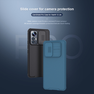 Nouveautés <span class=keywords><strong>Nillkin</strong></span> Marque Twin-camshield Pro Antichoc Cas Glisser Caméra Lens Cover Mobile Téléphone Retour Cas Pour <span class=keywords><strong>Xiaomi</strong></span> Mi <span class=keywords><strong>12</strong></span> Lite - Product Image 2
