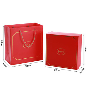 Solution de coffret cadeau de Noël personnalisable Xinrunjin, couleur rouge, parapluie, kit cadeau de Noël, personnalisation du logo du Nouvel An, usine - Product Image 2