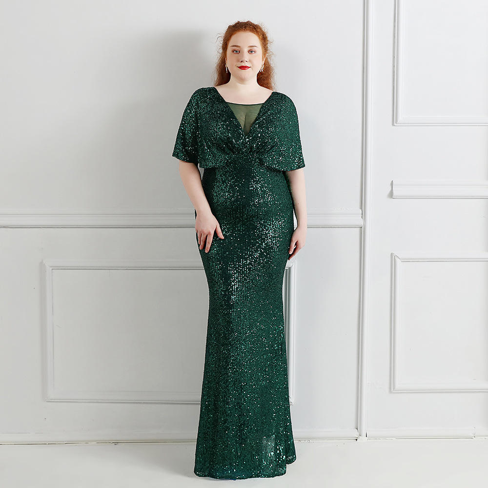 dinner gown for plus size for ladies