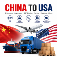 Agent logistique multimodal Chine-USA avec livraison DDP par voie maritime, ferroviaire et routière