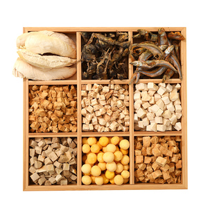 Friandises pour animaux de compagnie en cubes de poulet, de canard, de foie de bœuf, de saumon, de jaune <span class=keywords><strong>d</strong></span>'œuf et de caille lyophilisés naturels, friandises dentaires pour chiens et chats - Product Image 1