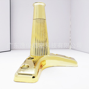 YIJUN Gold Plated Striped Plastic <b>Sofa</b> <b>Legs</b> Modern Minimalist Furniture Feet Easy Installation Factory Wholesale Accessories - Product Image 4