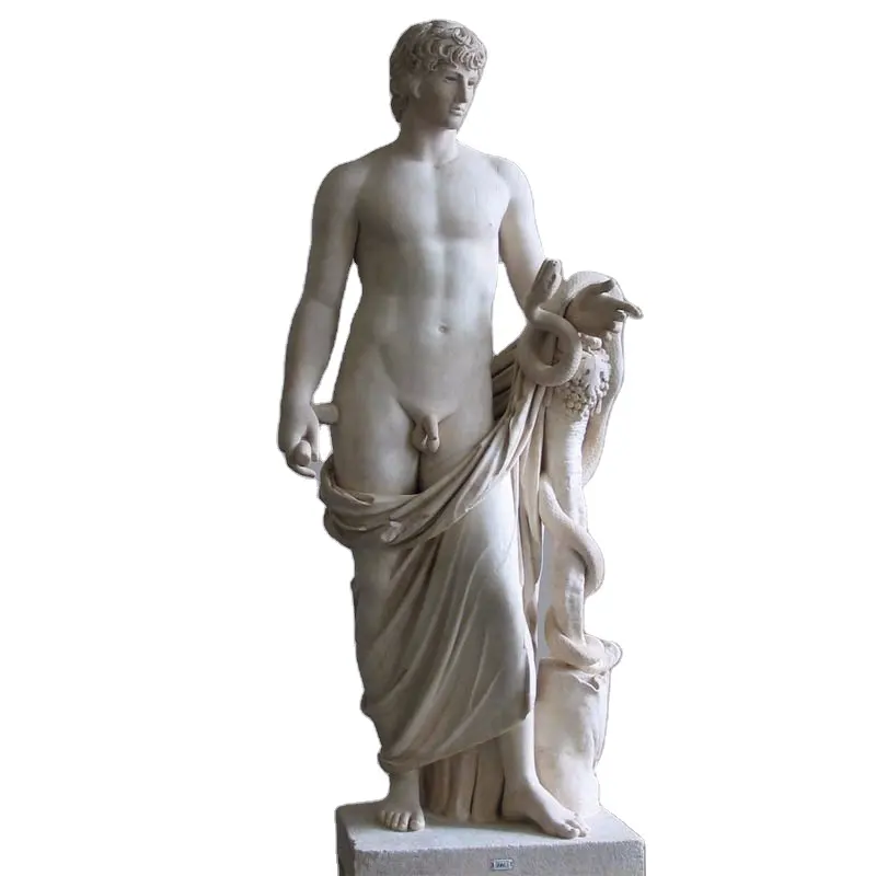 Оптовая продажа, высокое качество, индивидуальная мраморная противоопухолевая статуя в натуральную величину, старинная Европейская статуя человека, мраморная скульптура