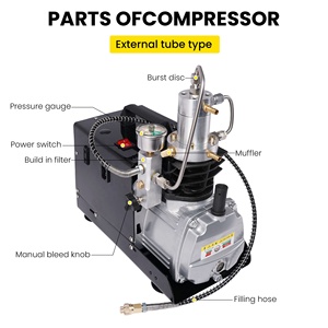 <span class=keywords><strong>Compresseur</strong></span> d'air PCP TUDIVING OEM en gros 18KW à <span class=keywords><strong>purge</strong></span> automatique 110V 220V monocylindre pour remplissage de bouteilles de plongée sous-marine 4500psi et paintball - Product Image 2